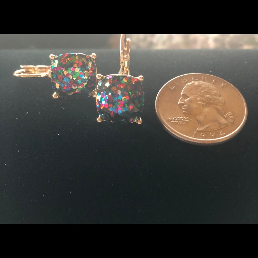 Black “Confetti” Earrings